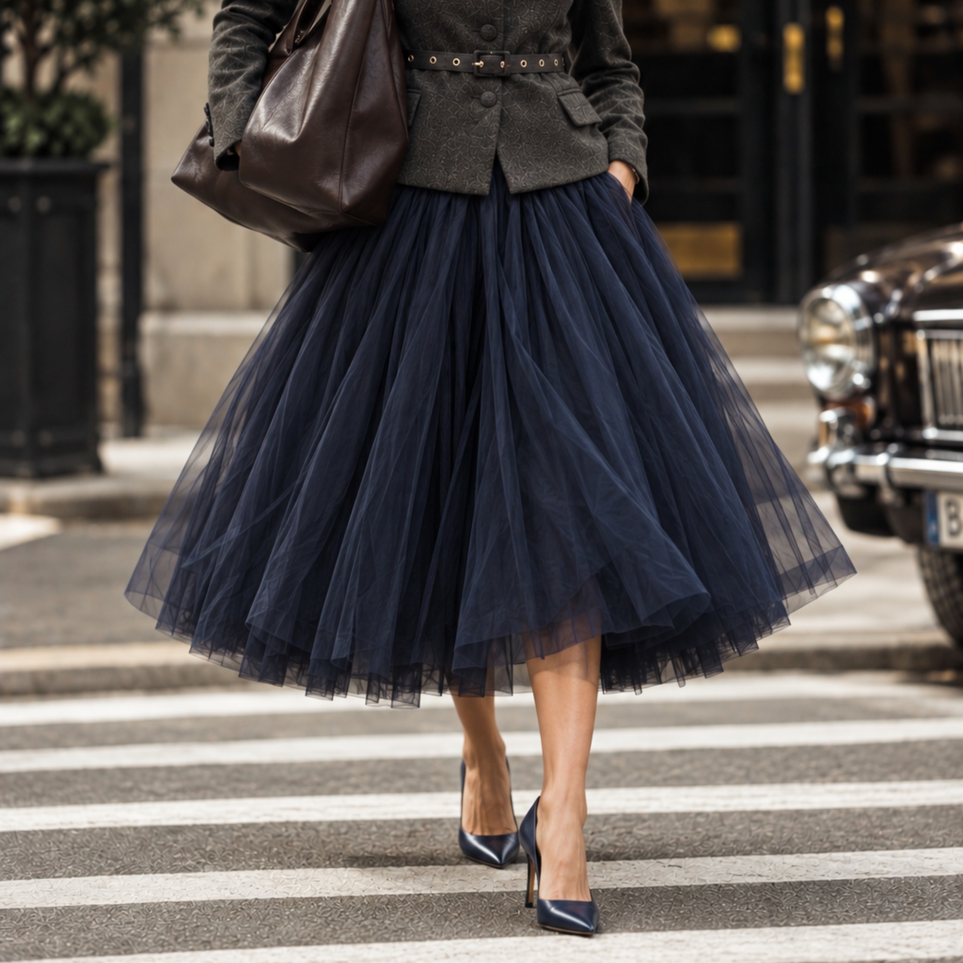 The Audrey Skirt - Cedar Rose