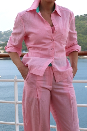 LIGHTWEIGHT SHIRT TAFFY PINK