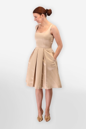 DOROTHY DRESS - CHAMPAGNE