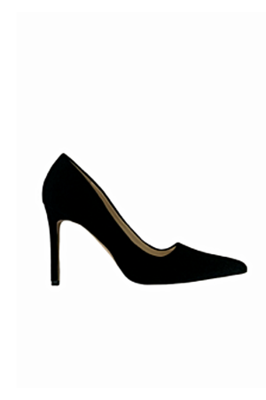 SILK VELVET COURT SHOE