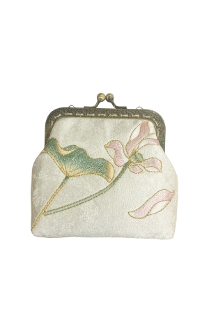 VELVET CLASP COIN PURSE MAGNOLIA