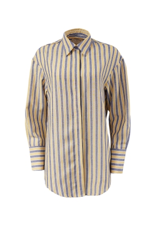 POWER COLLAR COTTON SHIRT 