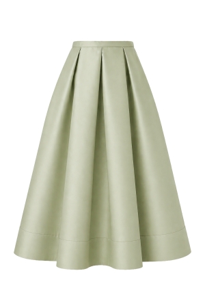 MIDI AUDREY SKIRT SAGE