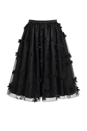 FLORAL MIDI TULLE AUDREY SKIRT