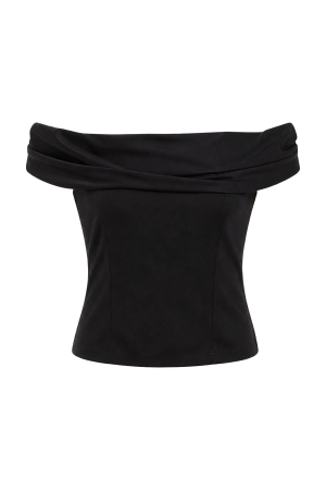 SILK OFF THE SHOULDER TOP