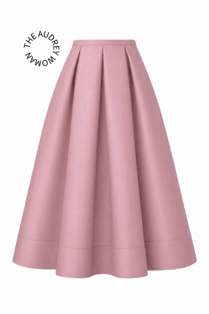MIDI AUDREY SKIRT BLUSH