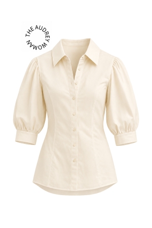 AUDREY SHIRT OAT IVORY