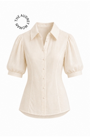 AUDREY SHIRT OAT IVORY