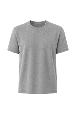 AUDREY COTTON BASIC T SHIRT GREY