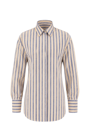 POWER COLLAR COTTON SHIRT 
