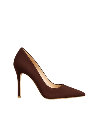 SUEDE COURT SHOE ESPRESSO