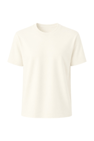 AUDREY COTTON ESSENTIAL T - OFF WHITE