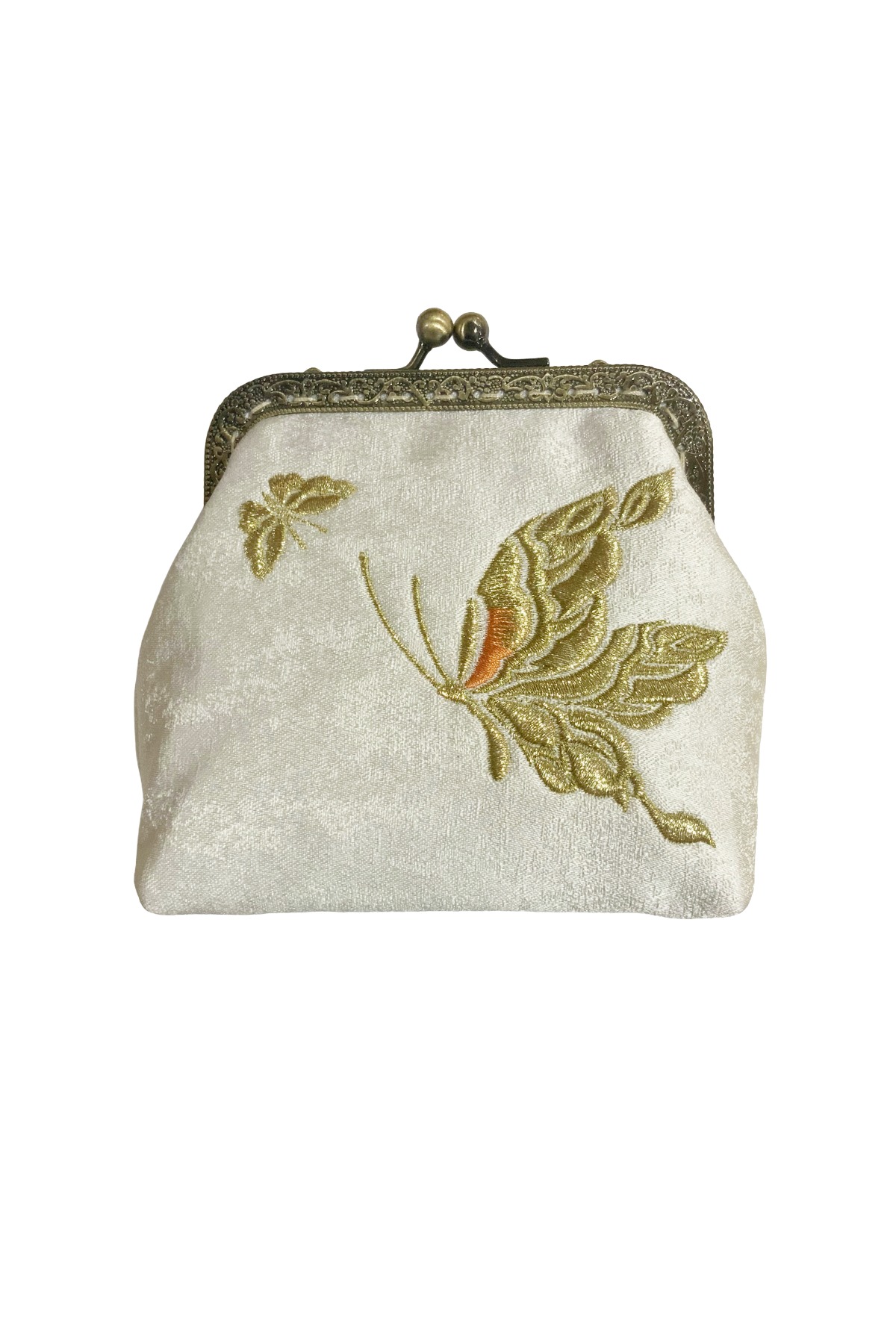 Velvet Clasp Coin Purse Butterfly - Cedar Rose
