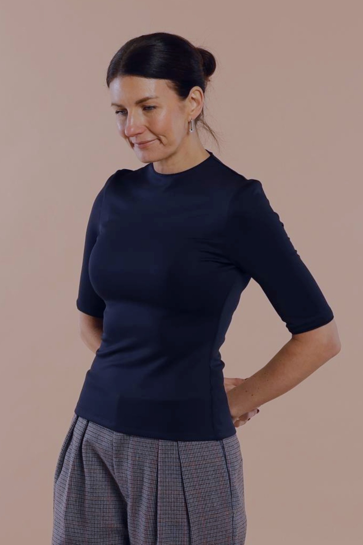 soft know short sleeve basic top