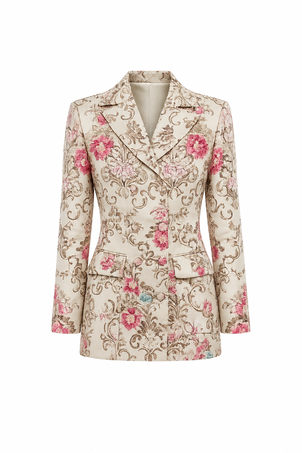 TAILORED BLAZER DRESS GOLD
