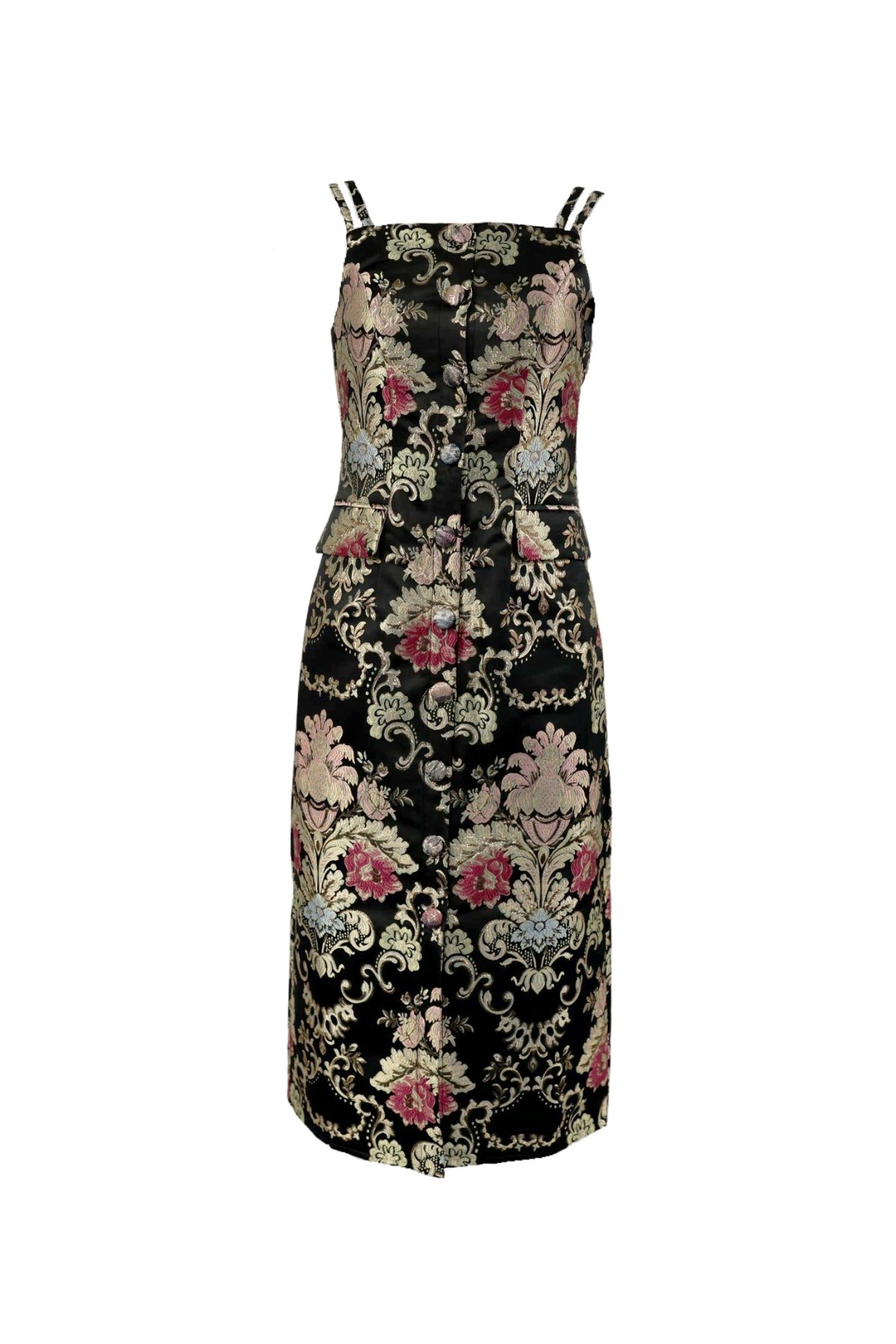 JACQUARD EVENING DRESS