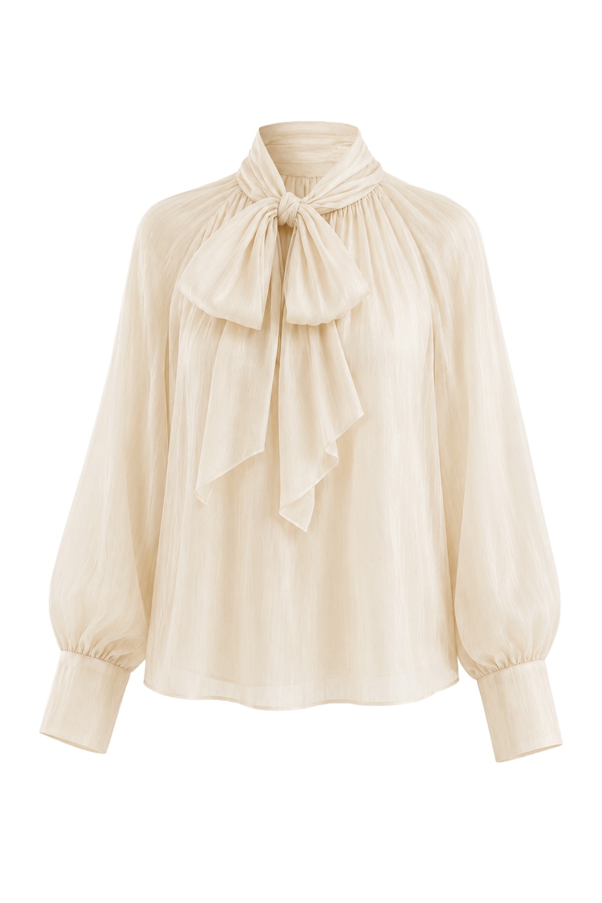 Riviera Bow Tie Shirt Oat Ivory - Cedar Rose