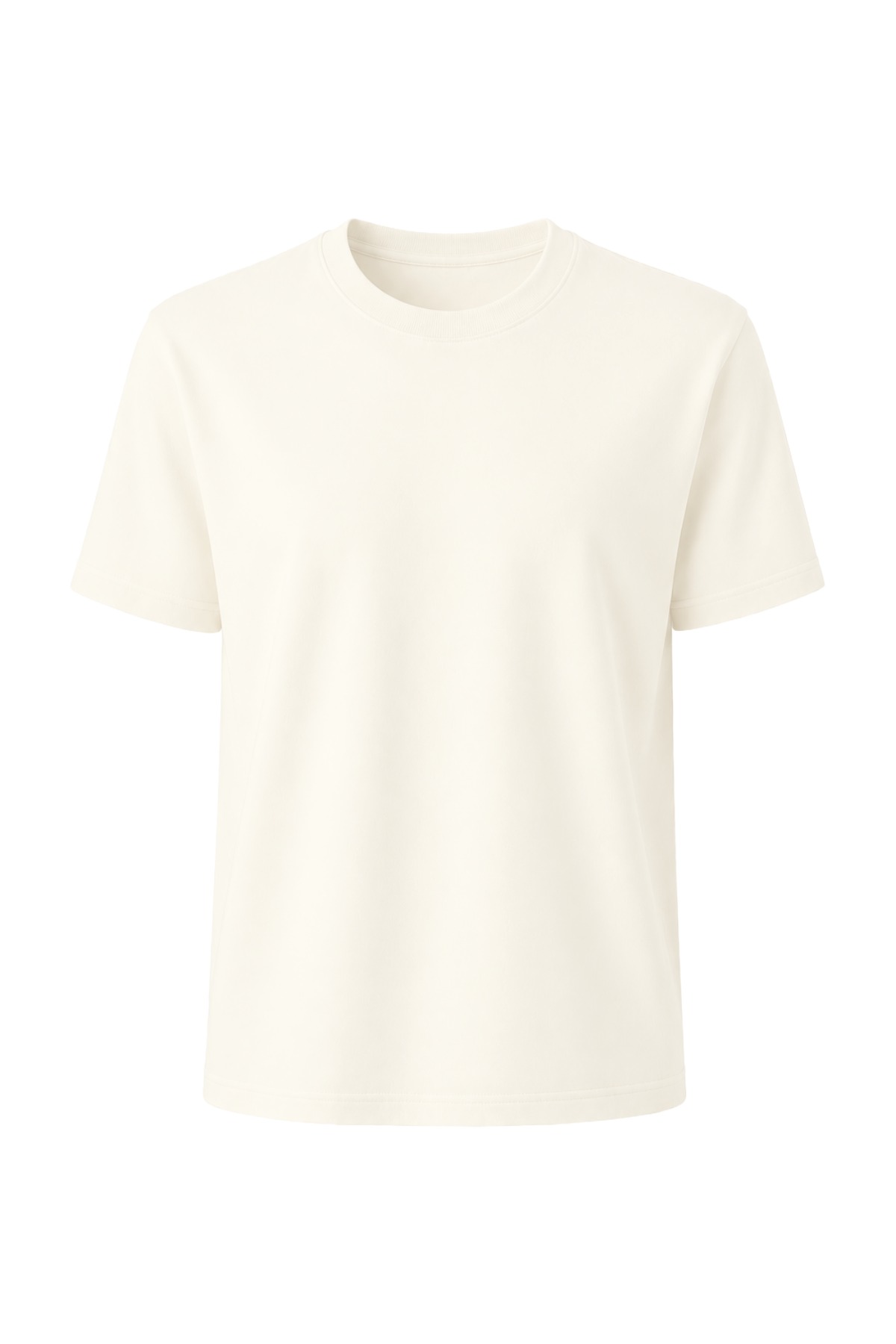 AUDREY COTTON ESSENTIAL T - OFF WHITE