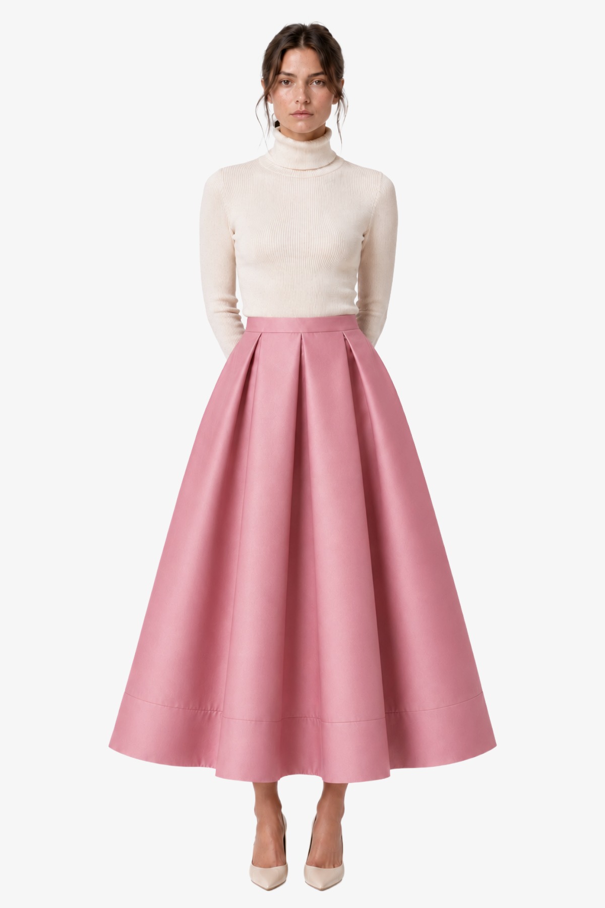 MIDI AUDREY SKIRT BLUSH