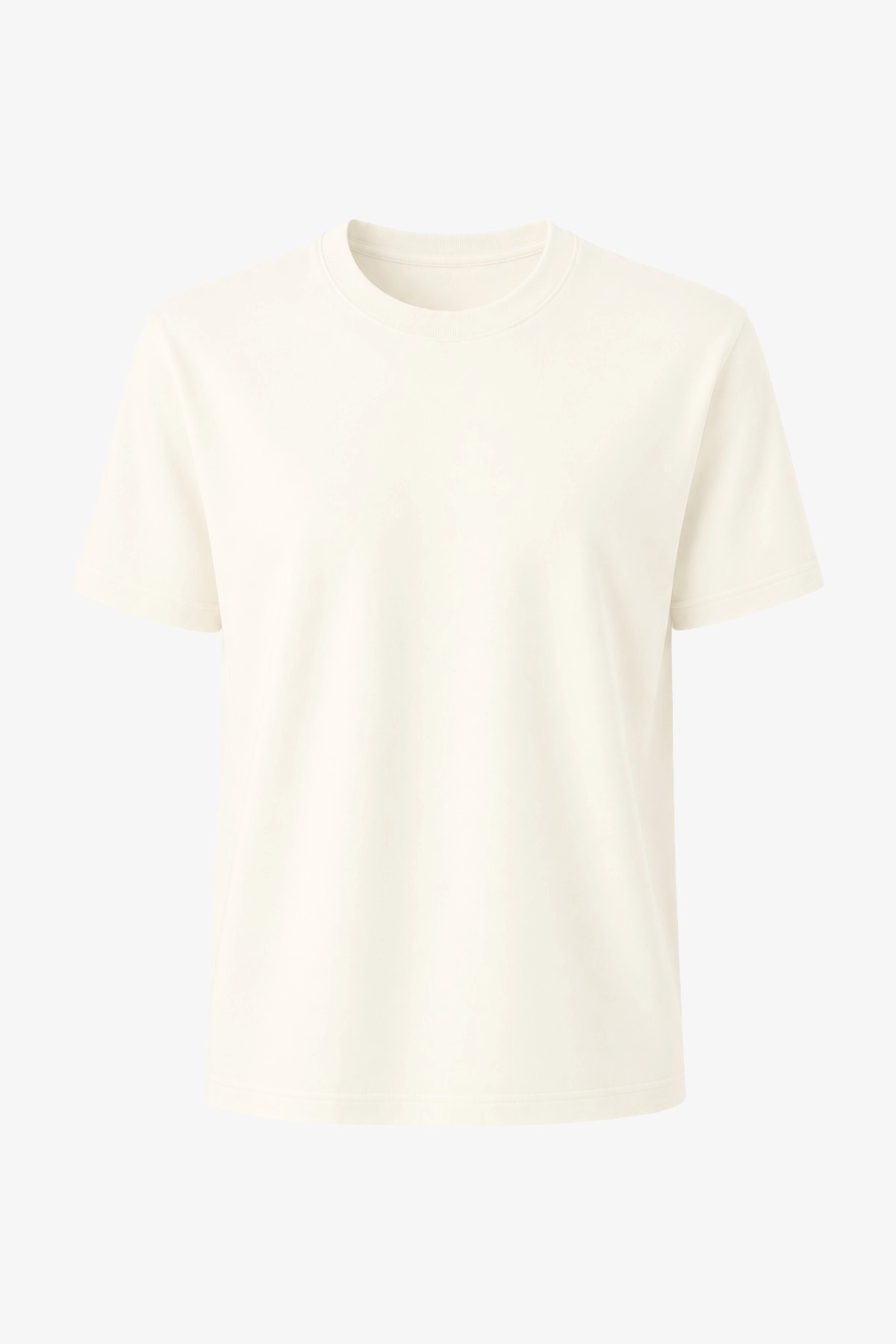 AUDREY COTTON ESSENTIAL T - OFF WHITE