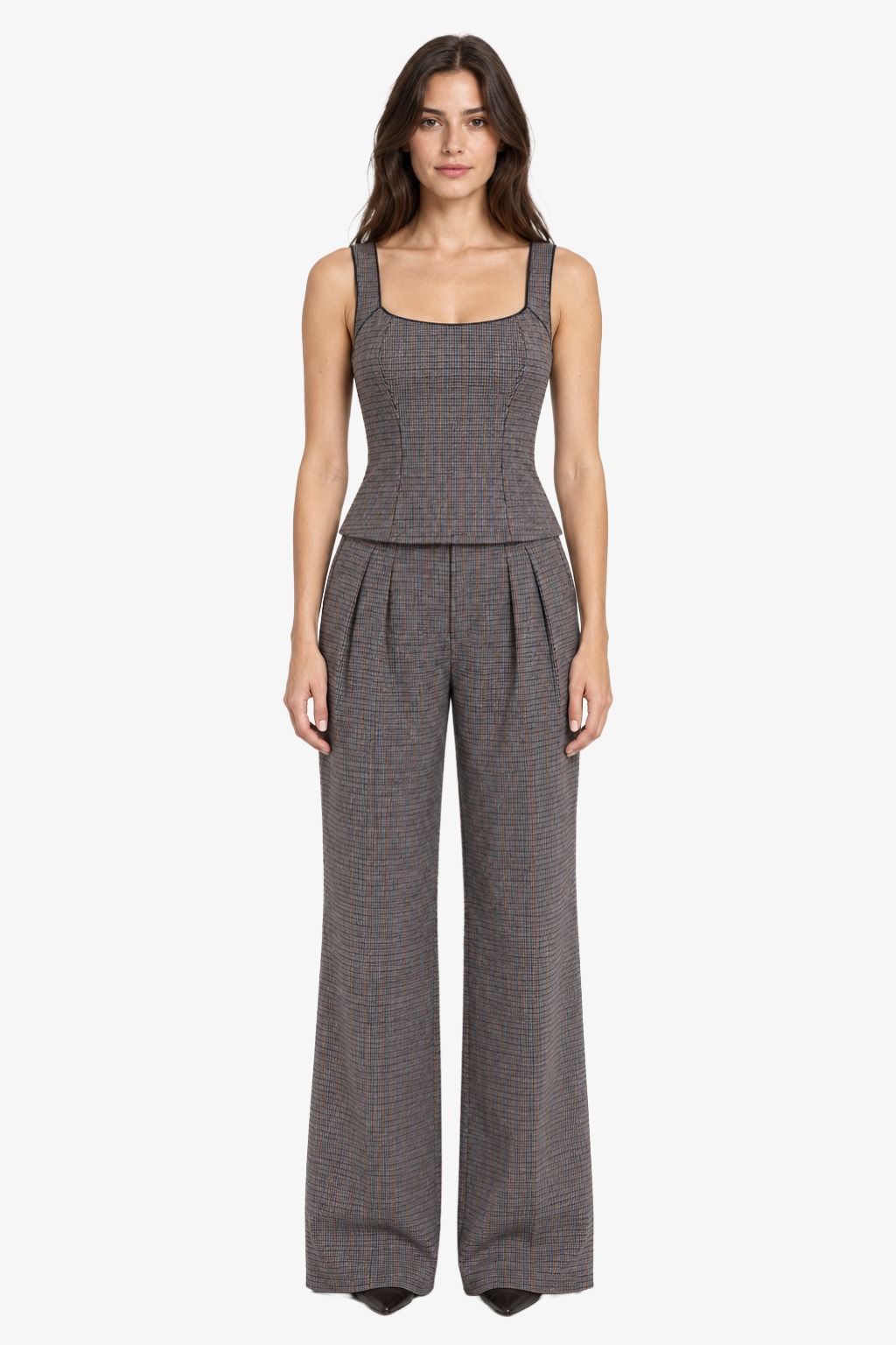 TWEED TROUSERS - NAVY