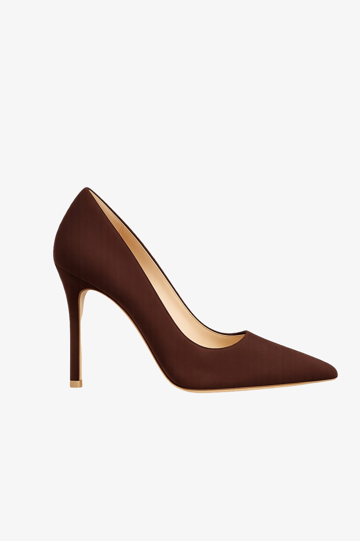 SUEDE COURT SHOE ESPRESSO