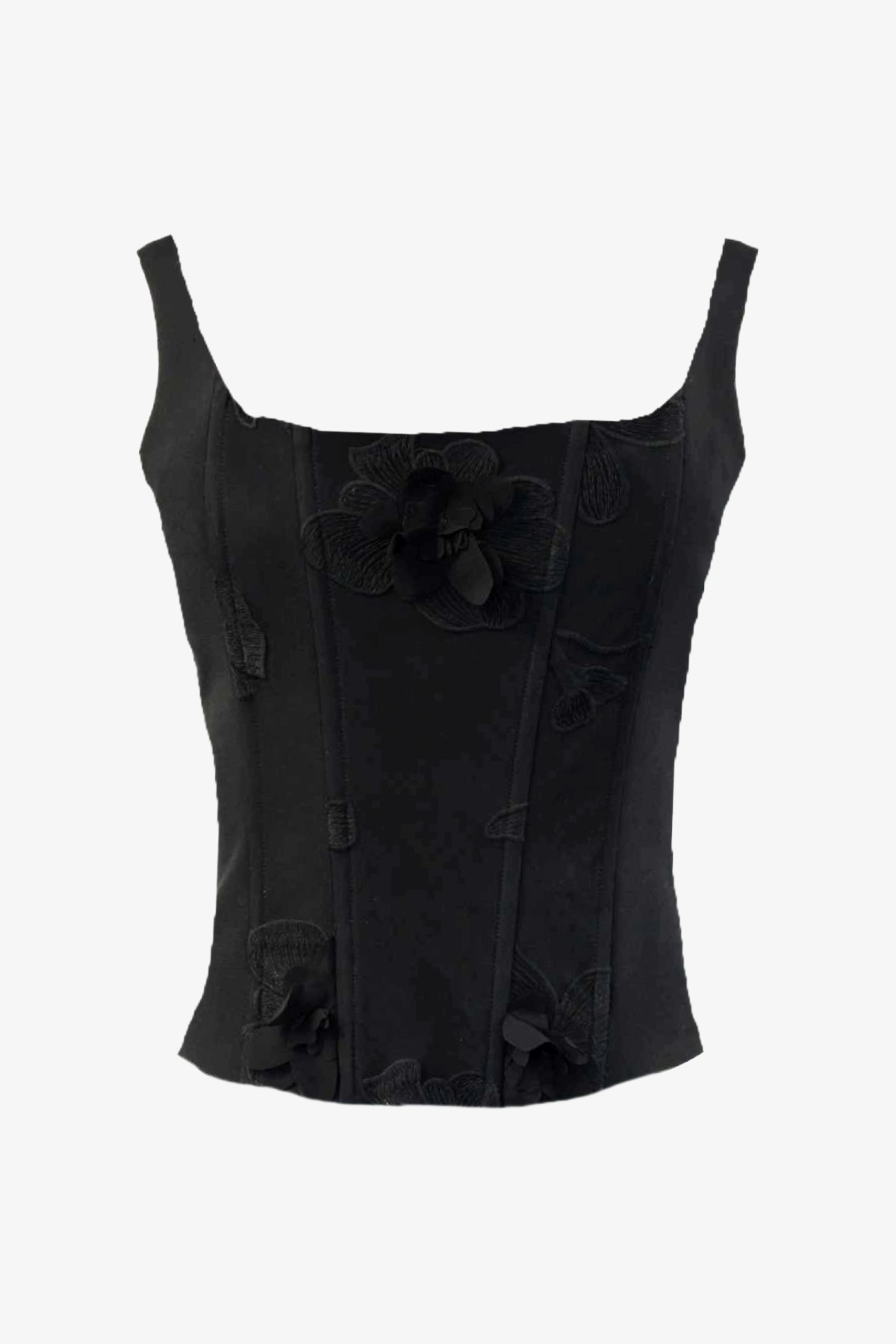 Floral Corset Top - Cedar Rose