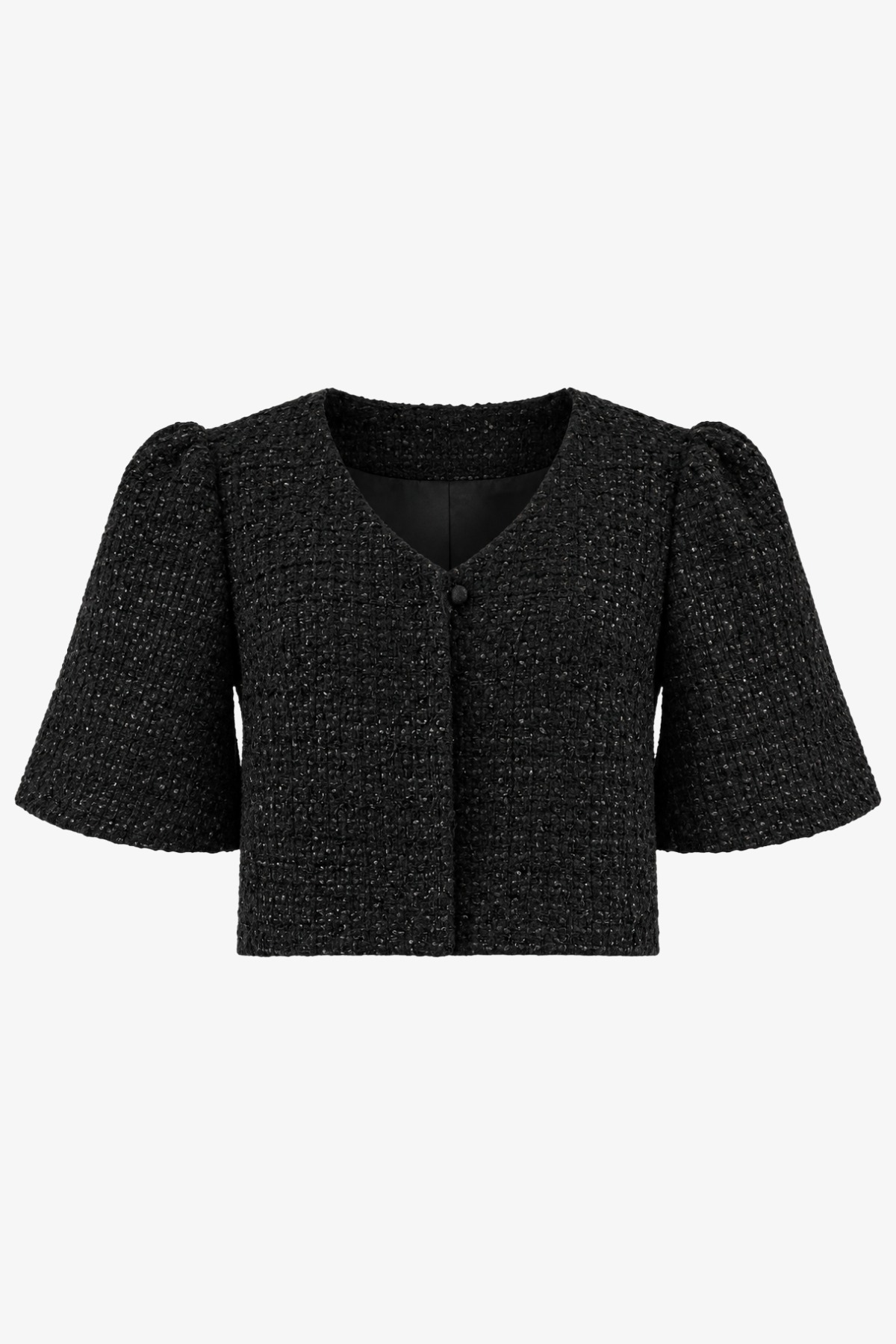 Audrey Jacket - Boucle Crop - Cedar Rose