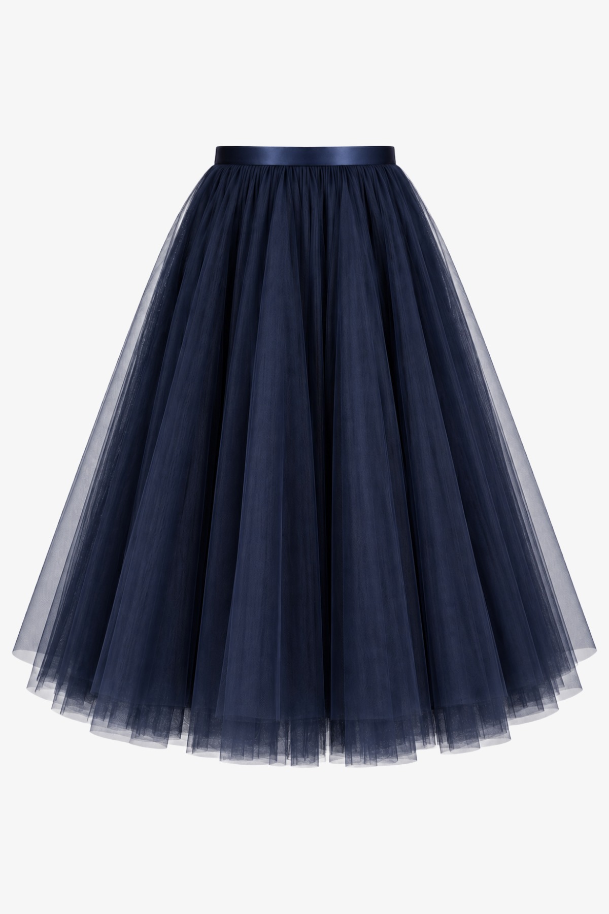 THE AUDREY TULLE SKIRT INKY INDIGO