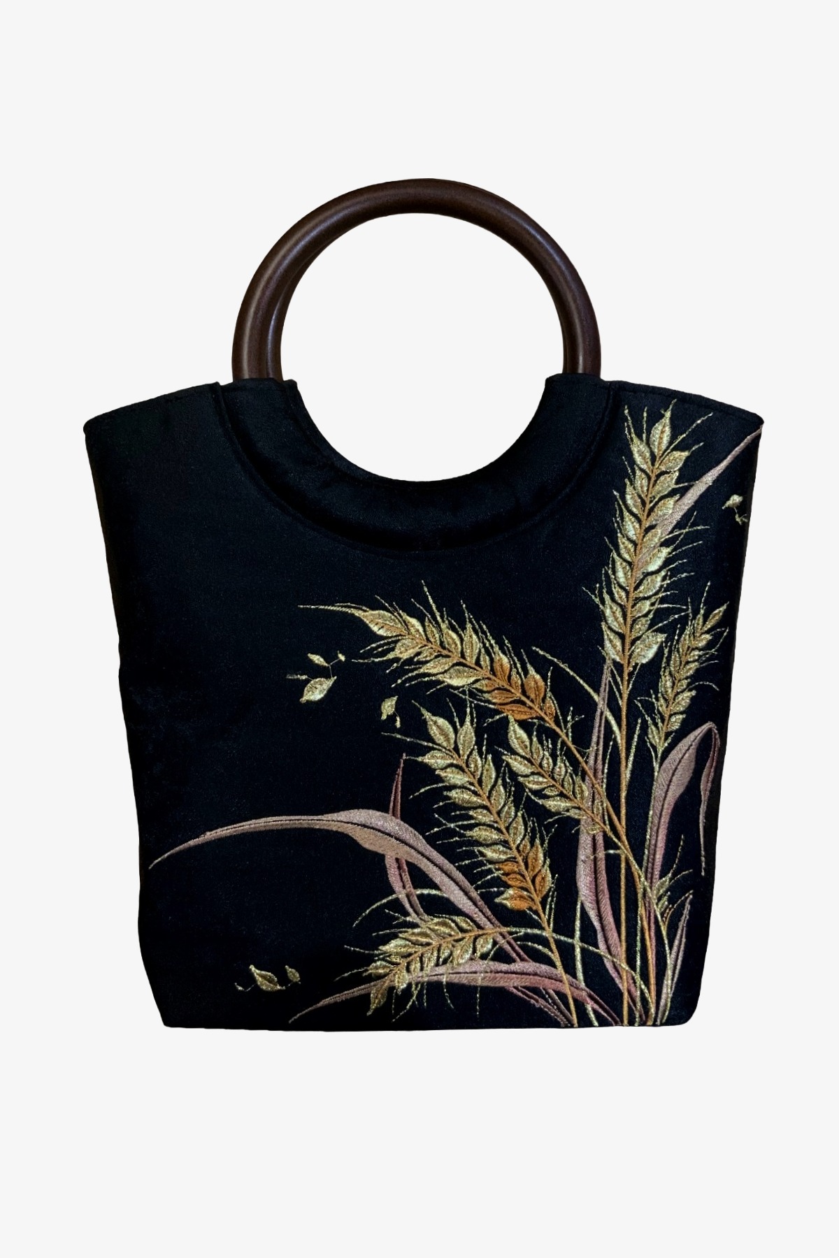 EMBROIDERED MINI BAG HERITAGE NOIR
