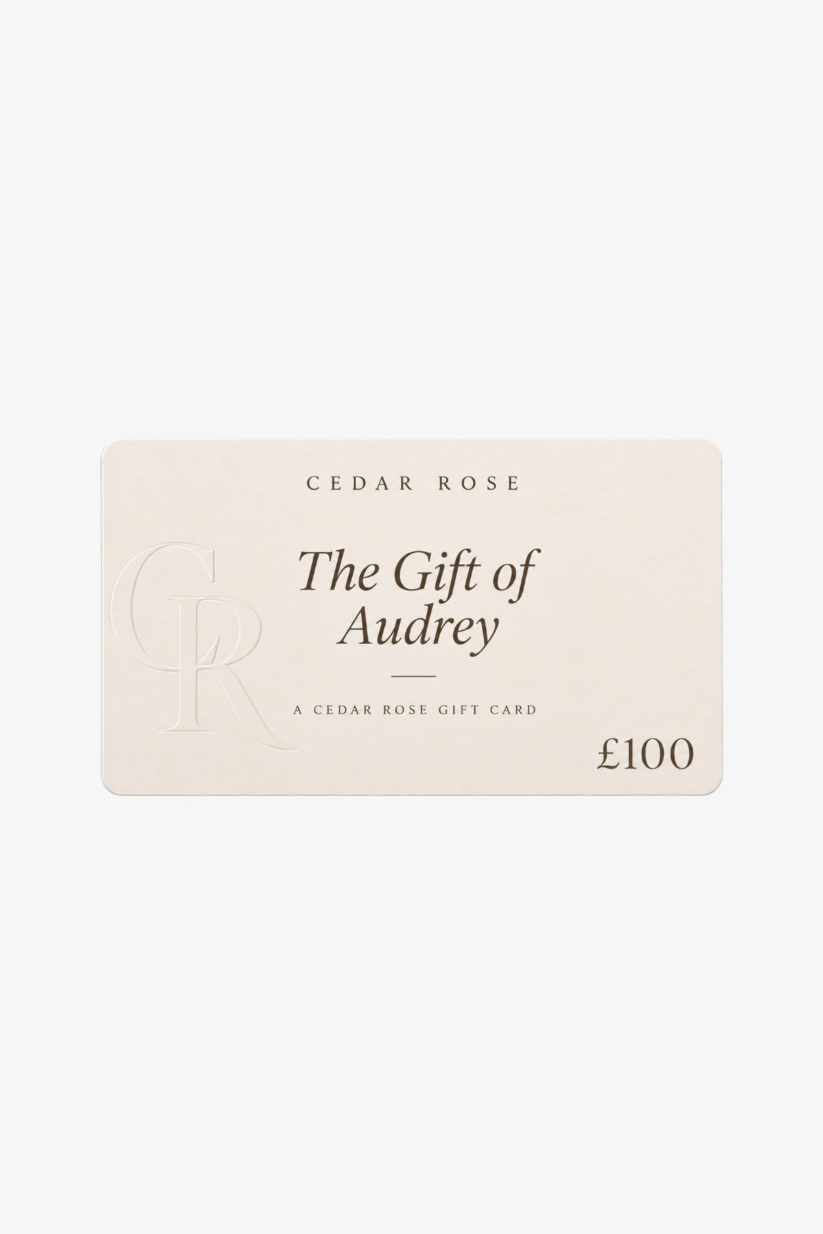 THE GIFT OF AUDREY 