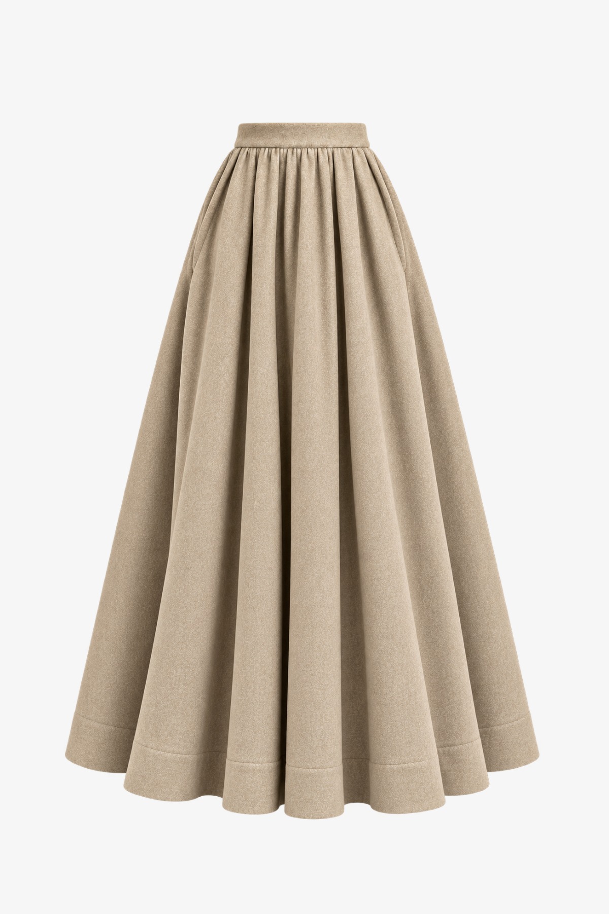 Audrey Floor-Length Tweed Skirt